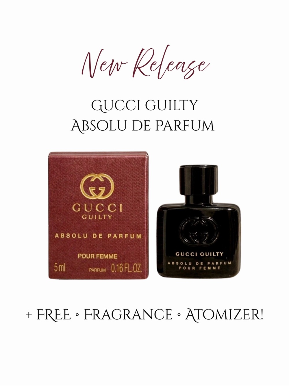 GUCCI Guilty Absolu Parf. Pour Femme - .16 oz NIB